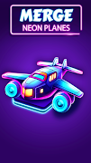 Merge Planes Neon Game Idle Ekran Görüntüsü 5