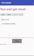 Python Compiler স্ক্রিনশট 1