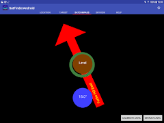 برنامه‌نما SatFinderAndroid عکس از صفحه