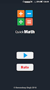 Quick Math Affiche