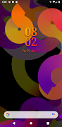 Simple Gradient Clock Widget Screenshot 3