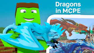 Dragons Mods mcpe โปสเตอร์