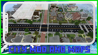 City Maps Minecraft Mod imagem de tela 3