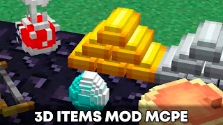 3D Item Mod MCPE screenshot 1