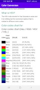 Color code conversion app captura de pantalla 2