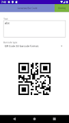 QR/barkod üreteci Ekran Görüntüsü 1
