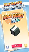 Stack Square 3D الملصق
