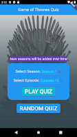 Game of Thrones Trivia Quiz syot layar 1