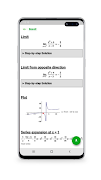 برنامه‌نما Limit Calculator: Limit Solver عکس از صفحه