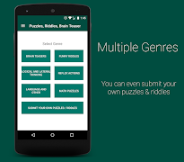 برنامه‌نما Puzzles, Riddles, Brain Teaser عکس از صفحه