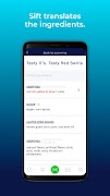 Sift Food Labels screenshot 3