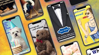 پوستر открытки с днем рождения