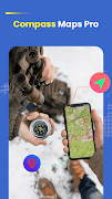Digital Compass - Maps Compass स्क्रीनशॉट 6