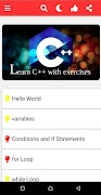 Learn C++ with exercises Plakat