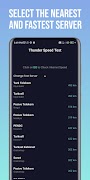 برنامه‌نما Thunder: Speed Test عکس از صفحه