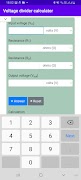 Voltage divider calculator screenshot 2