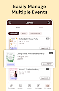 Invitation Maker & RSVP App تصوير الشاشة 6