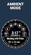 6 Schermata Calendar Watch Face