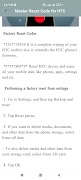 Master Reset Code for Android スクリーンショット 4