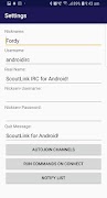ScoutLink IRC screenshot 1