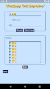 1 Schermata Text Repeater: Repeat Messages