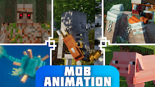 Mod Animations Mobs Minecraft syot layar 4