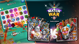 برنامه‌نما Match War! : Puzzle & Defense عکس از صفحه