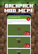 True Backpack Mod capture d'écran 1