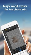 برنامه‌نما Magic Background Eraser عکس از صفحه