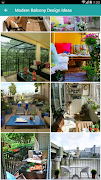 Modern Balcony Design Ideas पोस्टर