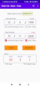 Date Cal : Difference between  screenshot 1
