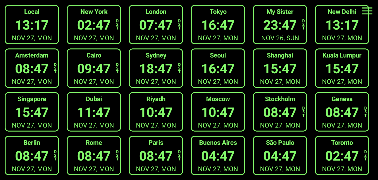 World Clock Pro Multi Digital 截图 7