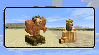 Mod Brainrot Mobs in Minecraft ภาพหน้าจอ 1