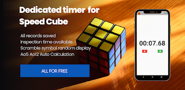 Speed Cube Timer(Rubik's Cube) plakat