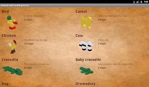 Animals with building bricks скриншот 6