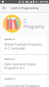 Learn C Programming اسکرین شاٹ 2