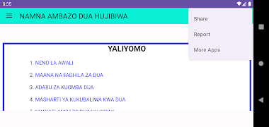 Kitabu cha dua za kila siku screenshot 3