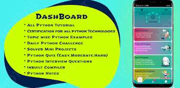 Python Tutorial Learning App plakat