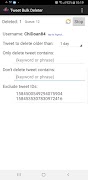 Tweet Bulk Deleter screenshot 3