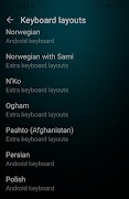 More Physical Keyboard Layouts screenshot 1