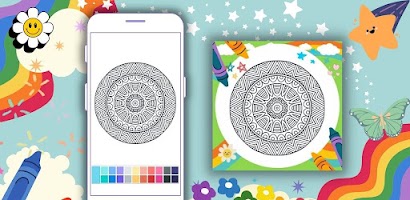 Coloring Book Creative Mandala captura de pantalla 1
