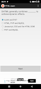 HTML exam الملصق