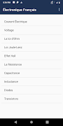 برنامه‌نما Tutoriel Électronique en Franç عکس از صفحه