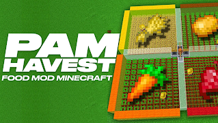 Pam Havest: Food Mod Minecraft poster