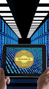 Block Chain AI الملصق