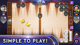 Backgammon Clubs imagem de tela 1