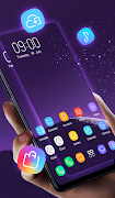 Тема для галактики Samsung 8 HD Launcher 2018 скриншот 2