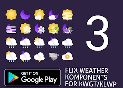 برنامه‌نما Flix Weather - Komponent عکس از صفحه