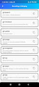 برنامه‌نما Git Commands عکس از صفحه
