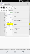 VisiScript Text Editor screenshot 1